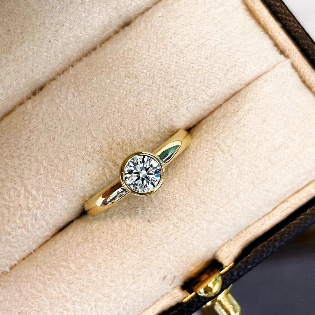Anillo De oro Real De 14k con diamantes para mujer para unirse a la fiesta, Anillos De piedras preciosas De peridoto, joyería De compromiso con diamantes De boda, caja De anillo fino exclusivo timesup