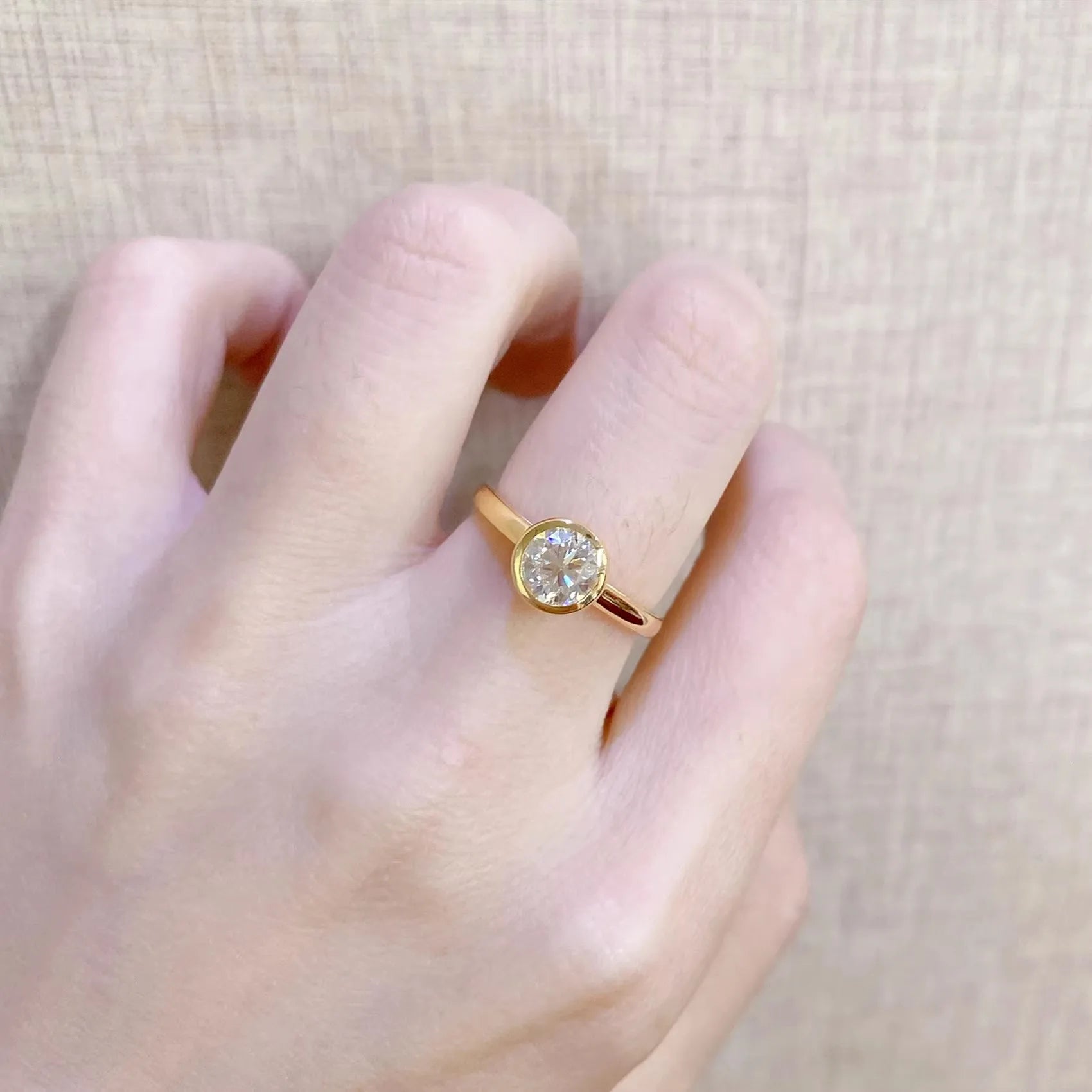 Anillo De oro Real De 14k con diamantes para mujer para unirse a la fiesta, Anillos De piedras preciosas De peridoto, joyería De compromiso con diamantes De boda, caja De anillo fino exclusivo timesup